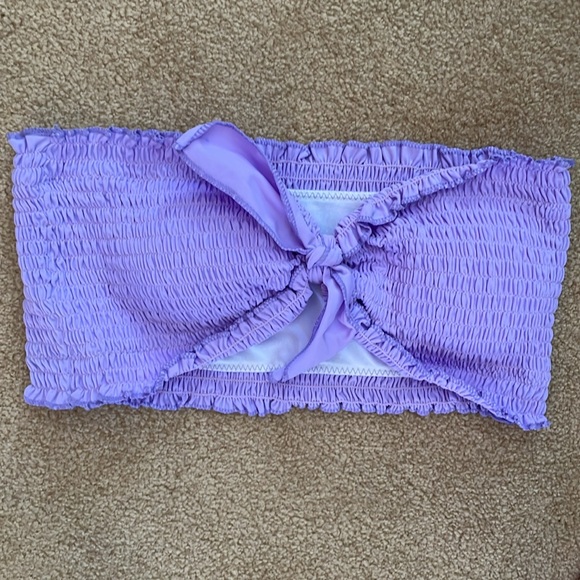 Halloween Costume. Little Mermaid. Red wig, green mermaid ruched skirt, bandeau - Picture 2 of 4